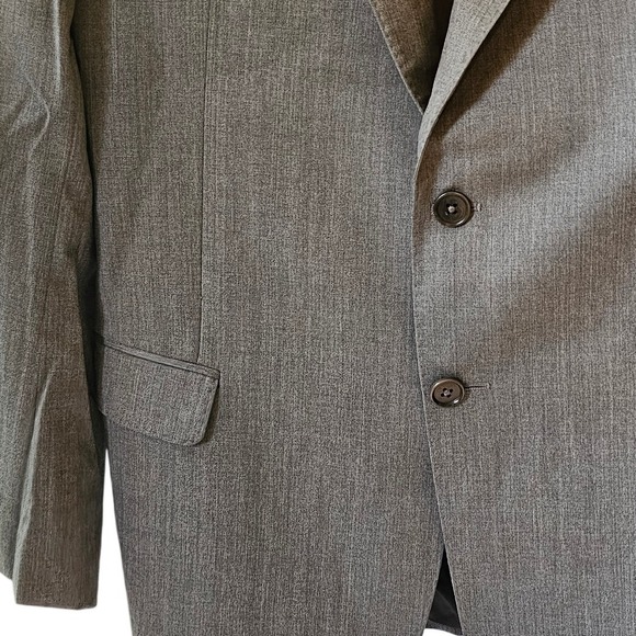Giorgio Armani Collezioni‎ Gray Wool Blazer Jacket Made in Italy Size 42R - Picture 2 of 9